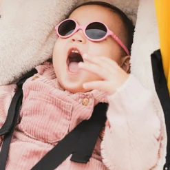 Hot KI et LA Lunettes de soleil Diabola rose pivoine (0-12 mois)
