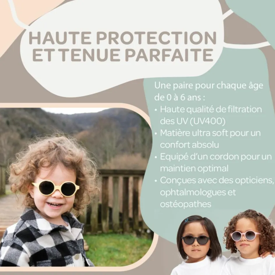 Lunettes de soleil Glee Menthe (0-9 mois)|Béaba Outlet