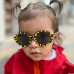 Outlet Komono Lunettes de soleil Kiddos Lou Pattern yellow blue (3-5 ans)