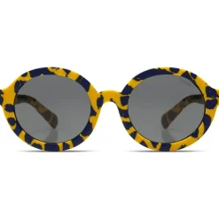 Outlet Komono Lunettes de soleil Kiddos Lou Pattern yellow blue (3-5 ans)