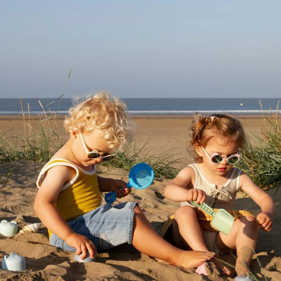 New KI et LA Lunettes de soleil Ourson Rose pâle (12-24 mois)