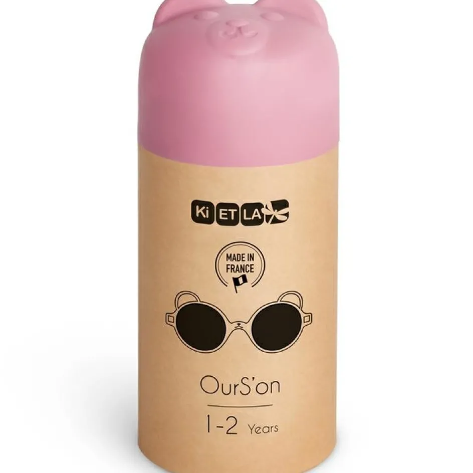 New KI et LA Lunettes de soleil Ourson Rose pâle (12-24 mois)