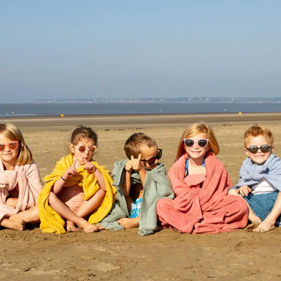 Lunettes de soleil Ourson Rose pêche (2-4 ans)|KI et LA Clearance