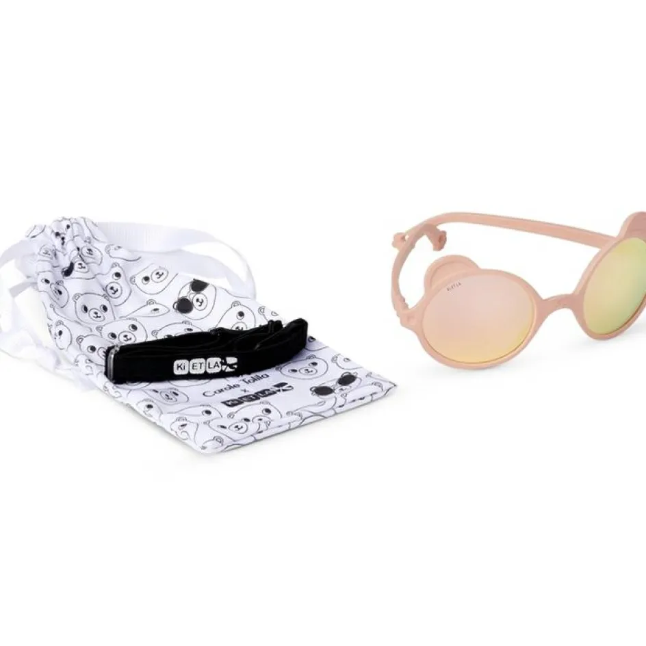 Lunettes de soleil Ourson Rose pêche (2-4 ans)|KI et LA Clearance