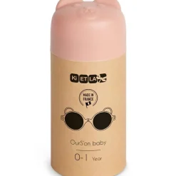 New KI et LA Lunettes de soleil Ourson Rose pêche (0-12 mois)