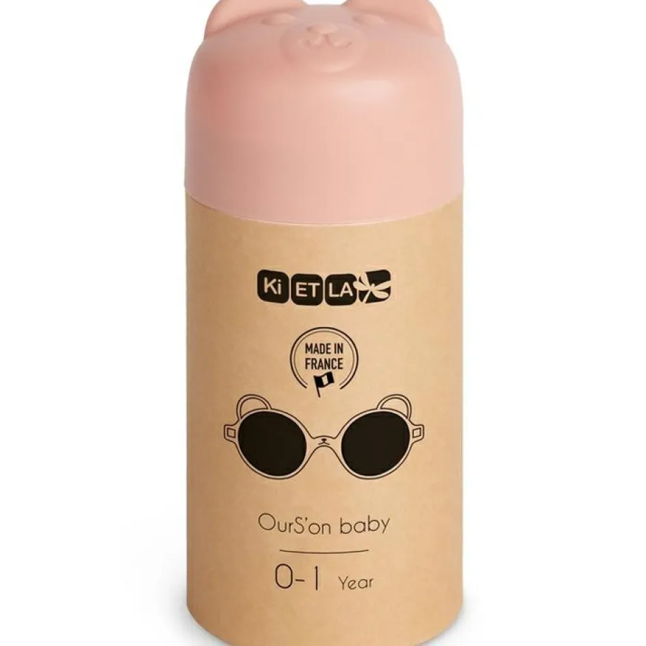 New KI et LA Lunettes de soleil Ourson Rose pêche (0-12 mois)