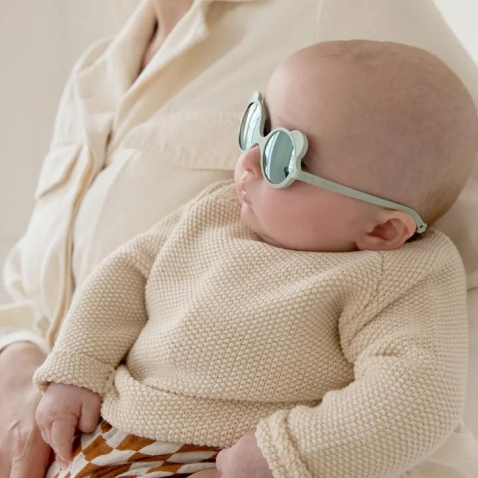 Lunettes de soleil Ourson Vert Amande (0-12 mois)|KI et LA Online