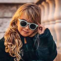 Lunettes de soleil Retro Happy Vert Sauge (2-4 ans)|Béaba Outlet