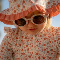 New Little Dutch Lunettes de soleil Round Flowers