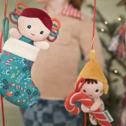 Lilliputiens Lutin de Noël Joy à suspendre phosphorescent