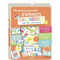Ma pochette d'aimants Calendrier de la semaine|Auzou Editions Outlet