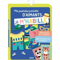 Auzou Editions Ma pochette d'aimants Je m'habille