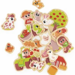 Clearance Janod Magnets Ferme (24 pièces)