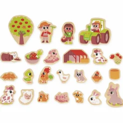 Clearance Janod Magnets Ferme (24 pièces)