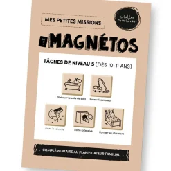 Magnets Tâches de niveau 5 (dès 10 ans) - Les Magnétos|Les belles combines