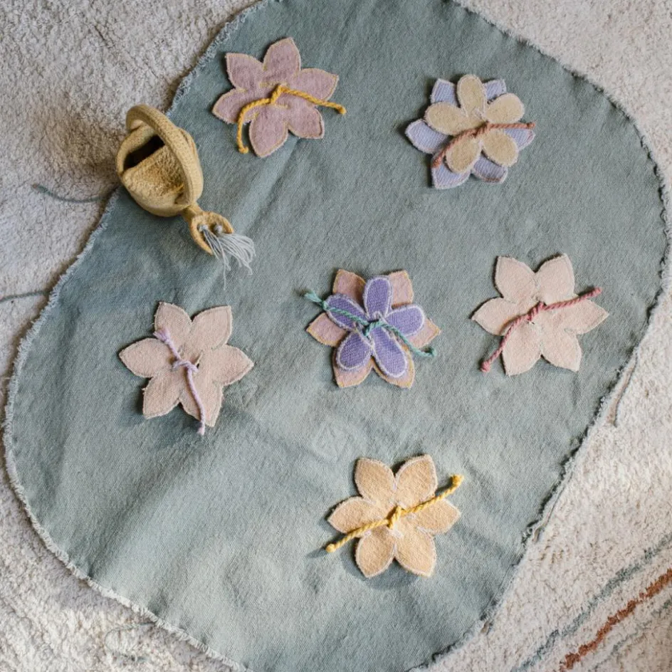 Best Lorena Canals Mallette textile Green Toy Flower Garden