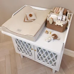 Matelas à langer Classic Stripes Camel (63 x 49 cm)|Cam Cam Copenhagen Hot