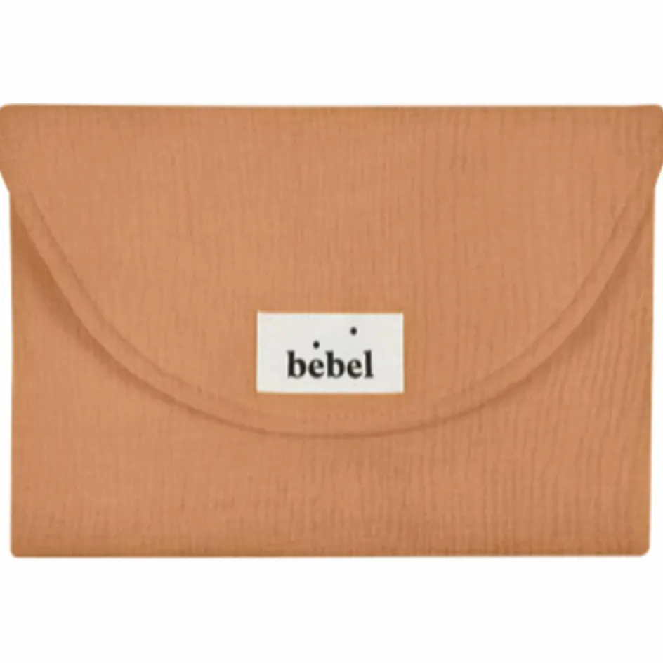 Matelas à langer effet lin camel|BEBEL New