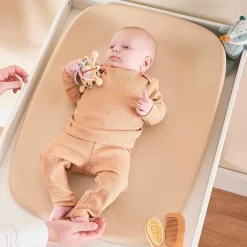 Discount Nattou Matelas à langer en mousse Softy beige (70 x 50 cm)