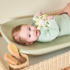 Discount Nattou Matelas à langer en mousse Softy vert (70 x 50 cm)