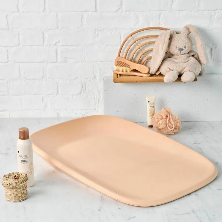 Nattou Matelas à langer en mousse Softy Pêche (70 x 50 cm)