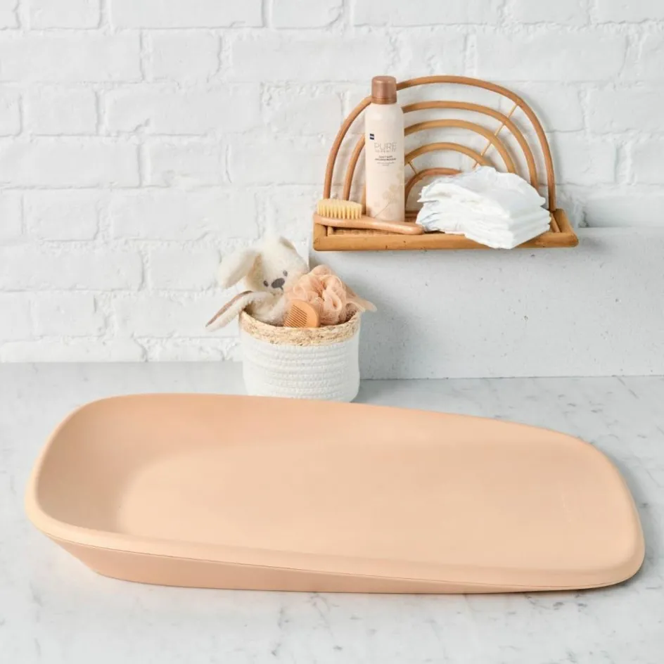 Nattou Matelas à langer en mousse Softy Pêche (70 x 50 cm)