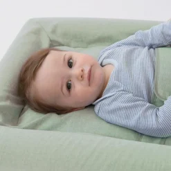 Matelas à langer Mat' Confort chiné kaki (70 x 50 cm)|Candide Outlet