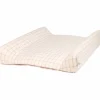 Sale Nobodinoz Matelas à langer Stories Édition limitée Powder mauve grid