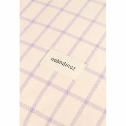 Sale Nobodinoz Matelas à langer Stories Édition limitée Powder mauve grid