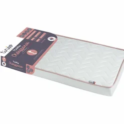 Discount Tinéo Matelas bébé évolutif 2 âges Croissance (60 x 120 cm)