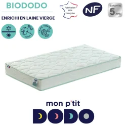 Mon P'tit Dodo Matelas Biododo (60 x 120 cm)