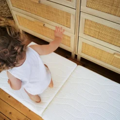 Sale Candide Matelas pliant 2 parties Zen déhoussable (60x120 cm)