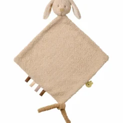 Maxi doudou attache sucette Teddy Lapin Beige|Nattou Online