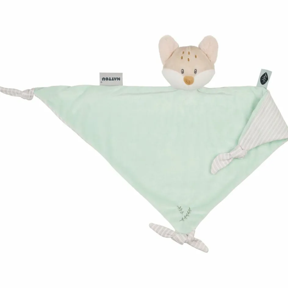 Maxi doudou attache sucette Flo le Renard (55 cm)|Nattou