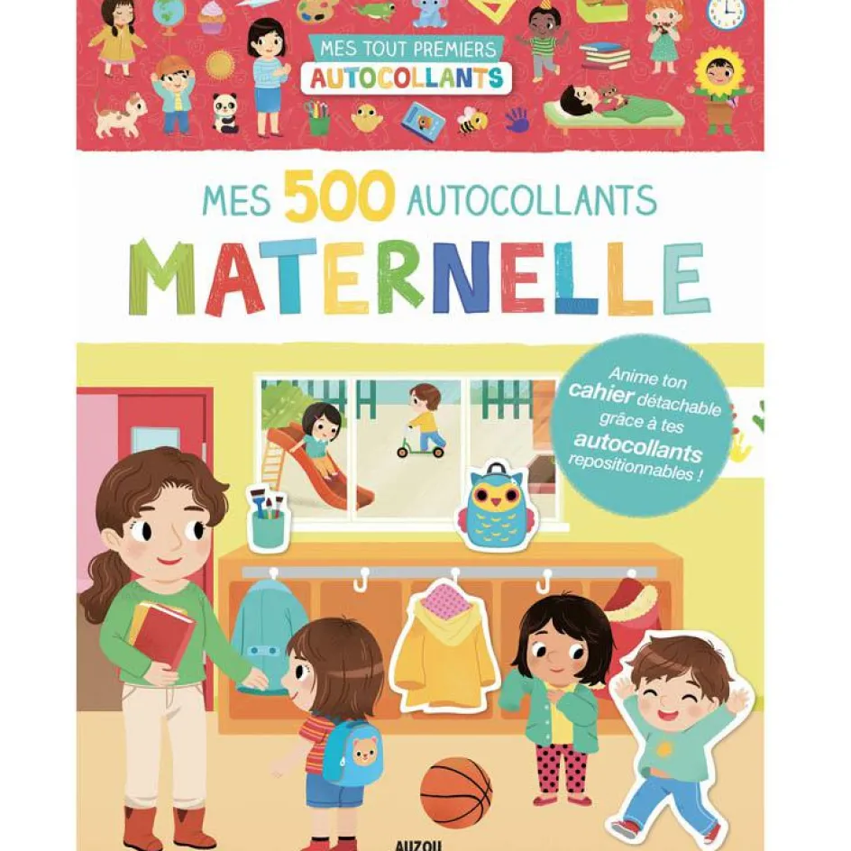 Mes 500 autocollants Maternelle|Auzou Editions