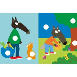 Mes premières gommettes P'tit Loup - Les couleurs|Auzou Editions