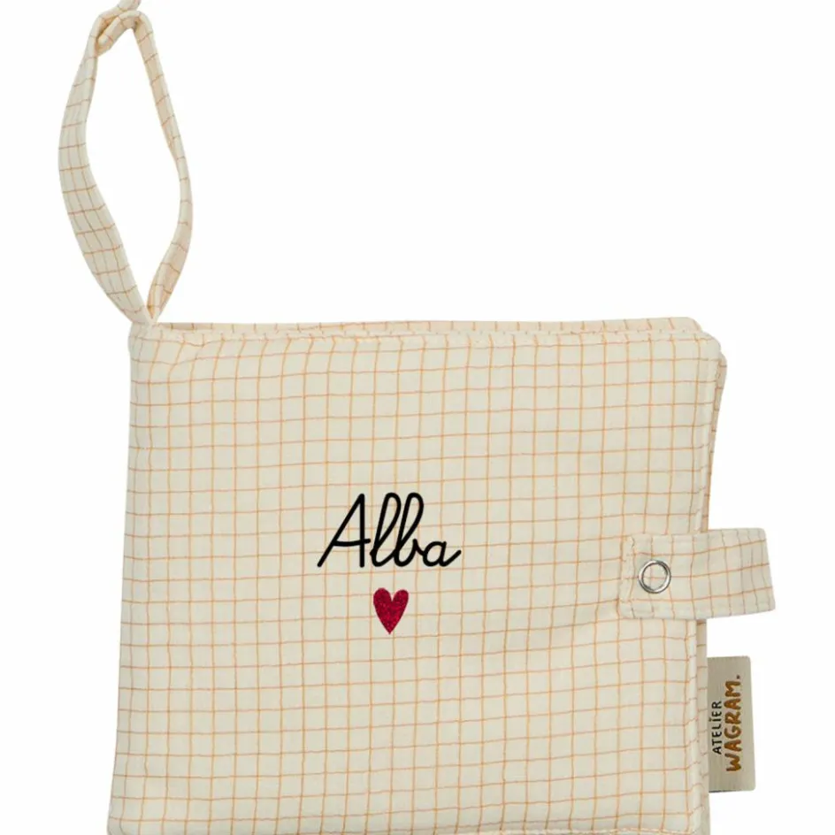 Mini album photo Gaze Petits Carreaux (personnalisable)|Atelier Wagram Sale