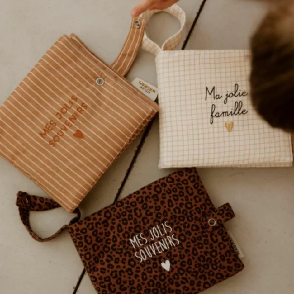 Mini album photo Gaze Petits Carreaux (personnalisable)|Atelier Wagram Sale