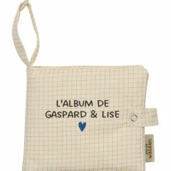 Mini album photo Gaze Petits Carreaux (personnalisable)|Atelier Wagram Sale
