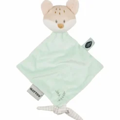 Hot Nattou Mini doudou attache sucette Flo le Renard (19 cm)