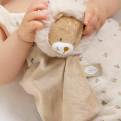 Mini doudou attache sucette Ernest le Lion (19 cm)|Nattou Online