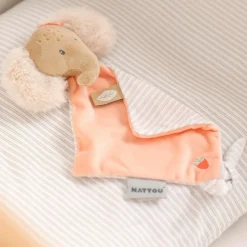 Best Nattou Mini doudou attache sucette Oli L'éléphant (19 cm)