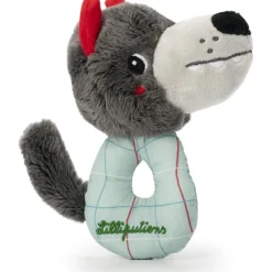 Discount Lilliputiens Mini hochet peluche Louis