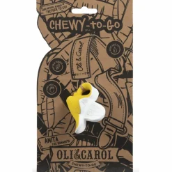 Mini jouet de dentition en latex Anita la banane Chewy to go|Oli & Carol Hot