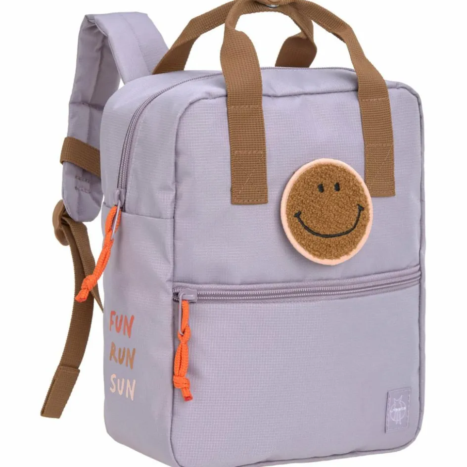 Mini Sac à dos carré Little Gang Mauve|Lässig Best
