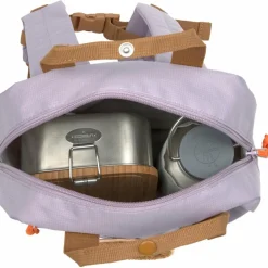 Mini Sac à dos carré Little Gang Mauve|Lässig Best