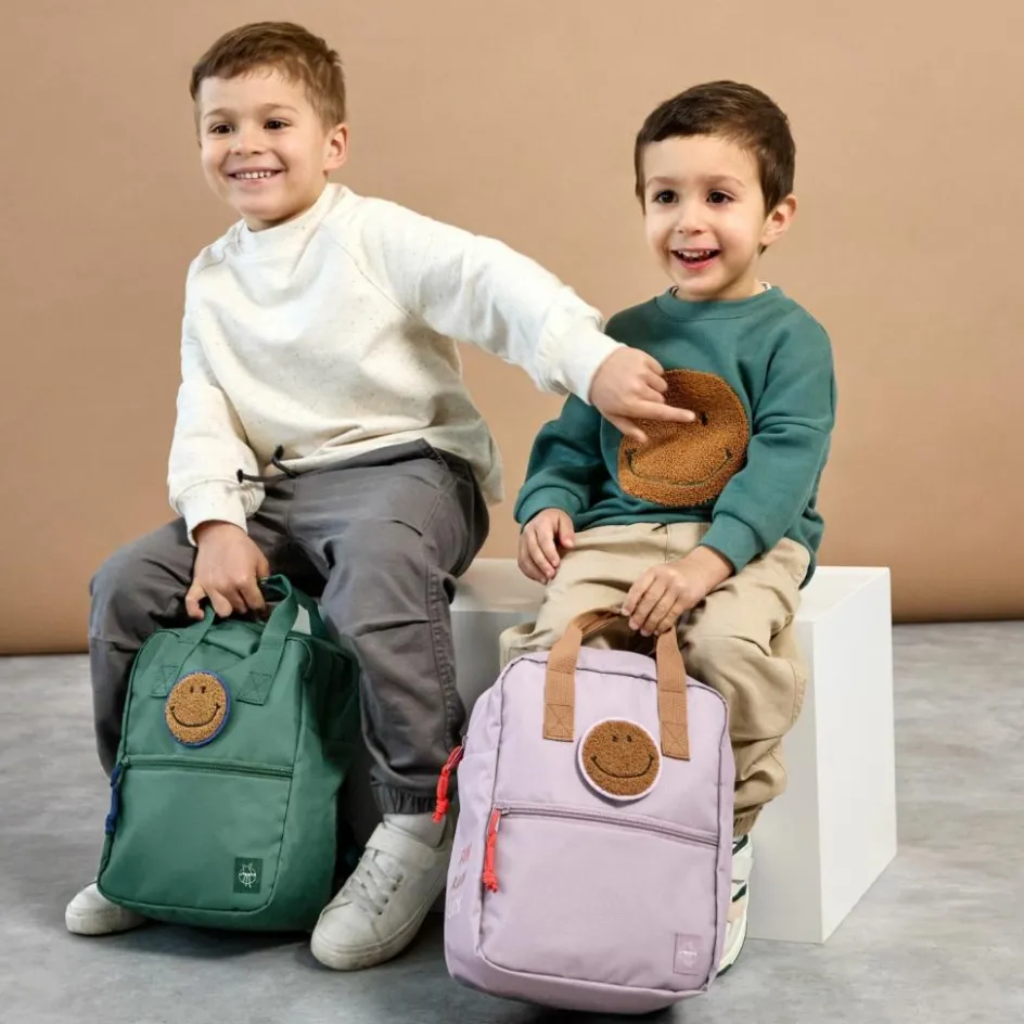 Mini Sac à dos carré Little Gang Mauve|Lässig Best