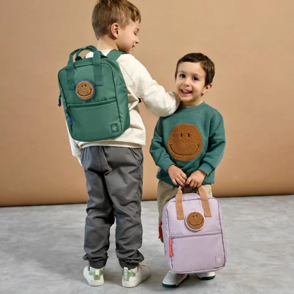 Mini Sac à dos carré Little Gang Mauve|Lässig Best