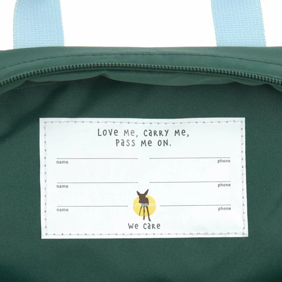 Clearance Lässig Mini Sac à dos carré Little Gang Citron vert foncé
