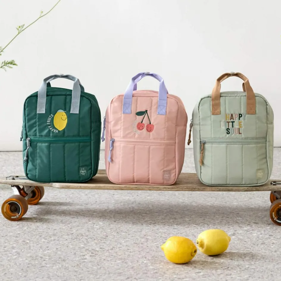 Clearance Lässig Mini Sac à dos carré Little Gang Citron vert foncé